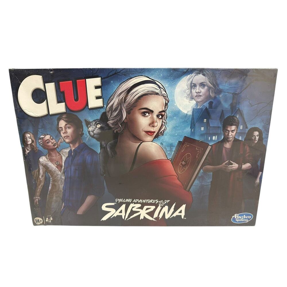 Clue Chilling Adventures Of Sabrina Board Game Toy NEW NIB Hasbro Damaged Box